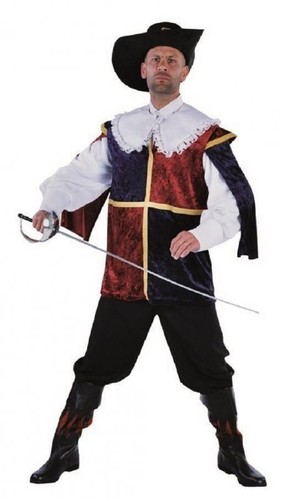 Musketier kostüm herren - kostüm,