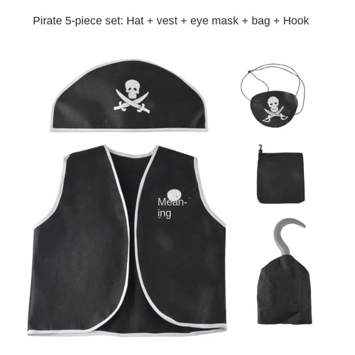 Piratenkostüm kinder jacke - piratenkostüm,